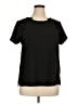 Charming Charlie Black Short Sleeve Top Size XL - photo 1