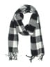 Italy Design 100% Viscose Checkered-gingham Black Scarf One size - photo 1