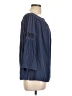 Chico's 100% Polyester Blue 3/4 Sleeve Blouse Size Lg (2) - photo 4