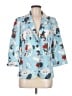 Assorted Brands Print Blue Blazer Size M - photo 1