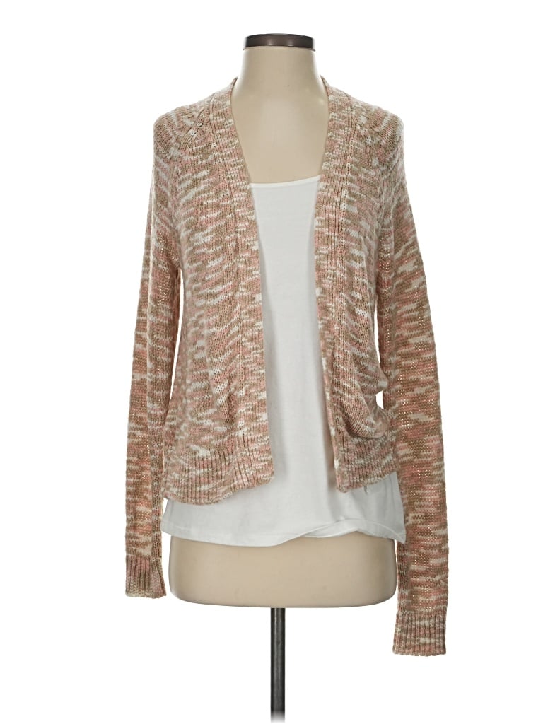 Pre-owned Ann Taylor Factory Cardigan Sweater In Brown