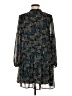 Luxology 100% Polyester Paisley Blue Casual Dress Size M - photo 2