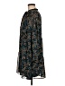 Luxology 100% Polyester Paisley Blue Casual Dress Size M - photo 5