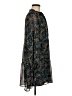 Luxology 100% Polyester Paisley Blue Casual Dress Size M - photo 4
