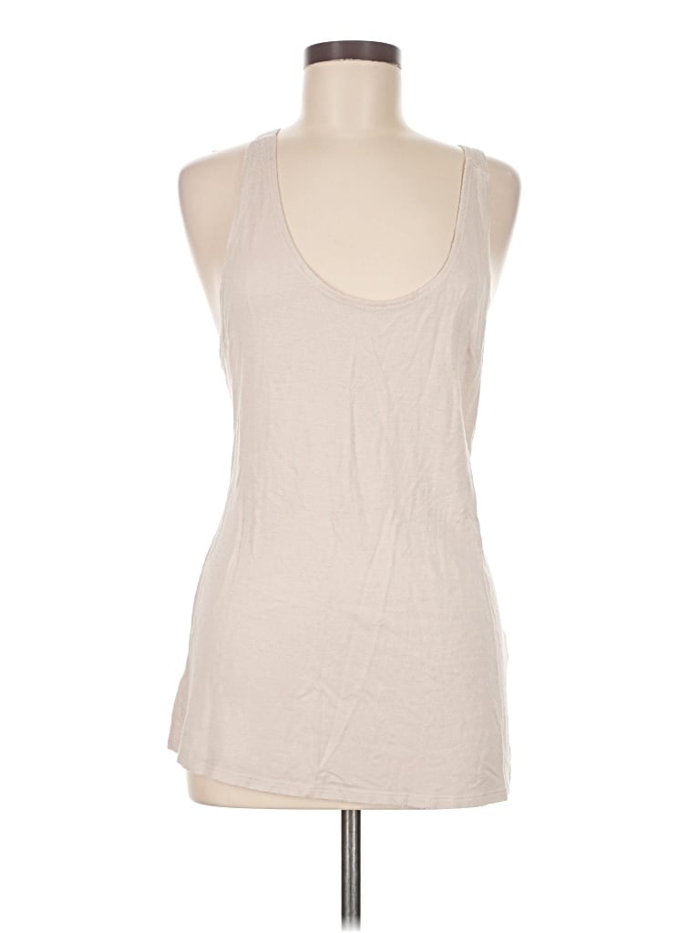 Pre-owned Thirdlove Tank Top Tan Halter Neckline Tops In Brown
