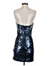 Zara Animal Print Blue Cocktail Dress Size S - photo 2