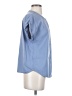 Splendid Blue Short Sleeve Blouse Size S - photo 4