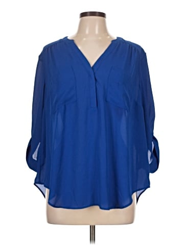 Torrid 3/4 Sleeve Blouse (view 1)