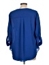 Torrid 100% Polyester Blue 3/4 Sleeve Blouse Size Lg Plus (0) - photo 2