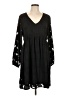 Maurices 100% Polyester Black Casual Dress Size L - photo 1