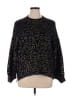 AndTheWhy Animal Print Black Pullover Sweater Size XL - photo 1