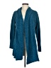 Seven7 100% Polyester Teal Cardigan Size M - photo 1
