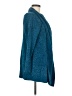Seven7 100% Polyester Teal Cardigan Size M - photo 4