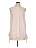 Ann Taylor 100% Polyester Pink Sleeveless Blouse Size XS - photo 1