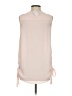 Ann Taylor 100% Polyester Pink Sleeveless Blouse Size XS - photo 2