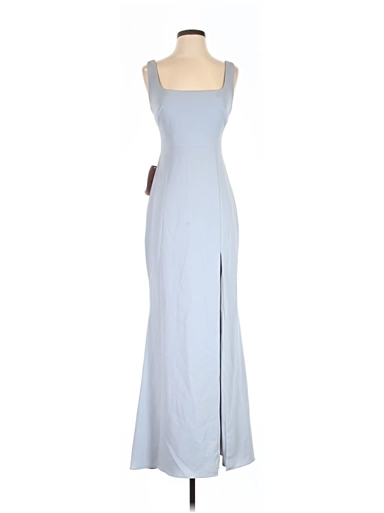 Pre-owned Bhldn Casual Dress In Blue