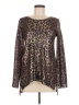 Alberto Makali 100% Acrylic Animal Print Brown Pullover Sweater Size M - photo 1