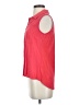 Merona 100% Rayon Red Sleeveless Button-Down Shirt Size S - photo 5