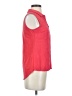 Merona 100% Rayon Red Sleeveless Button-Down Shirt Size S - photo 4