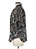 Ann Taylor 100% Polyester Paisley Black 3/4 Sleeve Blouse Size M - photo 5