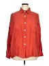 Unbranded 100% Polyester Orange Long Sleeve Blouse Size XL - photo 1