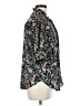 Ann Taylor 100% Polyester Paisley Black 3/4 Sleeve Blouse Size M - photo 4