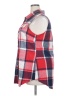 Unbranded 100% Polyester Plaid Red Sleeveless Blouse Size 2X - photo 5