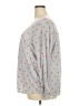 Lands' End Polka Dots Blue Gray Long Sleeve Blouse Size 2X - photo 5