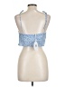 Polly Blue Sleeveless Blouse Size 12 - photo 2