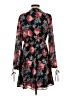 Ann Taylor LOFT 100% Polyester Black Casual Dress Size 4 - photo 2