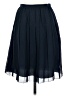 Comme Ca Ism Solid Blue Formal Skirt Size S - photo 1