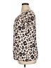 Worthington Animal Print Ivory Short Sleeve Blouse Size XL - photo 5