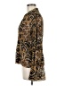 Milano 100% Polyester Paisley Gold Long Sleeve Blouse Size M - photo 5