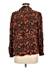 Elan 100% Rayon Brown Long Sleeve Blouse Size M - photo 2