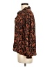 Elan 100% Rayon Brown Long Sleeve Blouse Size M - photo 5