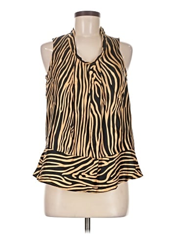 Julie Brown Sleeveless Silk Top (view 1)
