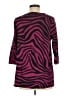 Zenergy by Chico's Animal Print Purple Pullover Sweater Size Med (1) - photo 2