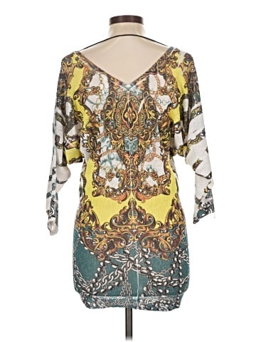 Crimson Ivy 3/4 Sleeve Blouse (view 2)