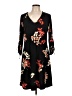 Taylor Floral Black Casual Dress Size 10 - photo 1
