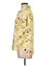 Cure Floral Yellow Short Sleeve Blouse Size L - photo 5