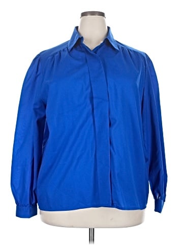 Bordeaux Long Sleeve Blouse (view 1)