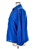 Bordeaux 100% Polyester Blue Long Sleeve Blouse Size 24w - photo 5