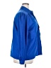 Bordeaux 100% Polyester Blue Long Sleeve Blouse Size 24w - photo 4