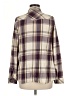 BKE 100% Cotton Plaid Purple Long Sleeve Button-Down Shirt Size M - photo 2