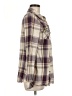BKE 100% Cotton Plaid Purple Long Sleeve Button-Down Shirt Size M - photo 4