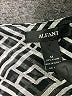 Alfani 100% Nylon Black 3/4 Sleeve Blouse Size M - photo 7