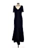 Betsy & Adam Blue Black Cocktail Dress Size 10 - photo 2