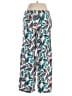 Onia 100% Viscose Tropical Teal Casual Pants Size M - photo 2
