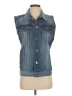 Assorted Brands 100% Cotton Blue Denim Vest Size S - photo 1