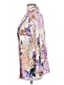 Shein 100% Polyester Print Purple Blazer Size 4 - photo 5